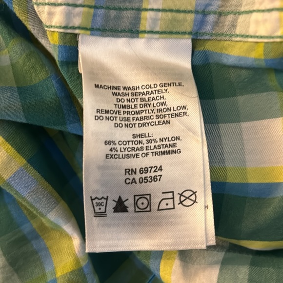 Columbia Men’s XL Omniwick Short Sleeve Button-up Plaid Shirt - Picture 4 of 4